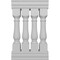 Ekena Millwork Fiberthane Oxford Balustrade Railing Kit, Style N (7 1/2" On-Center Spacing to Pass 4" Sphere Code) BALK42X024OXN - alternate 1